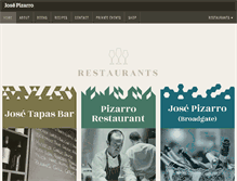 Tablet Screenshot of josepizarro.com